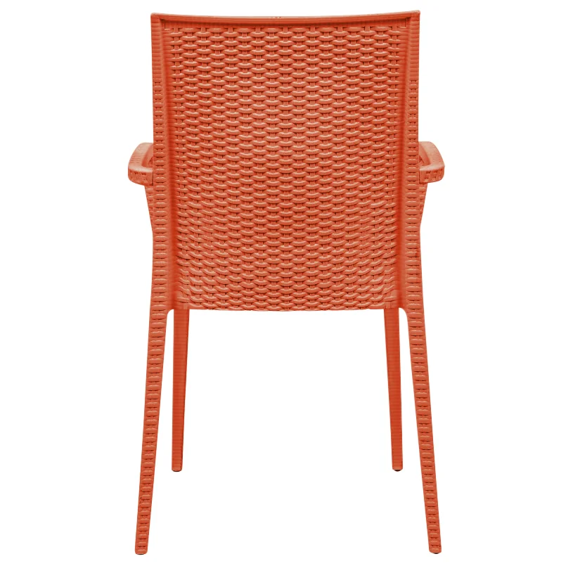 Weave Mace Indoor/Outdoor Chair (With Arms), Set of 4